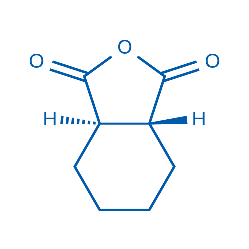 (3aR,7aR)-六氢异苯并呋喃-1,3-二酮 分子结构式