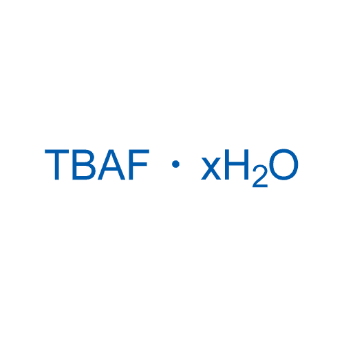 四丁基氟化铵x水合物 分子结构式