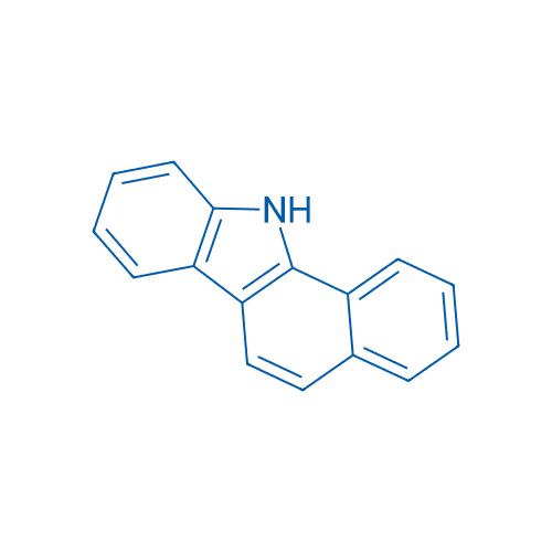 11H-苯并[a]咔唑 分子结构式